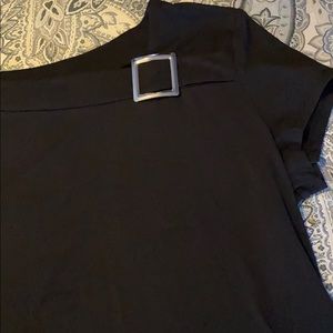 Black Top with Silver Buckle